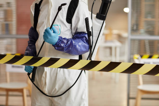 Professional Trauma Scene Cleanup technician working in Dunkirk, NY
